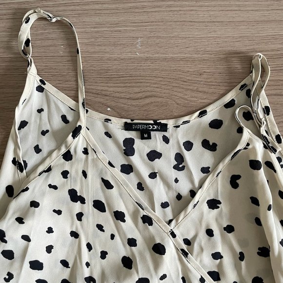 PAPERMOON Conway Faux Wrap Blouse, M - Picture 3 of 5